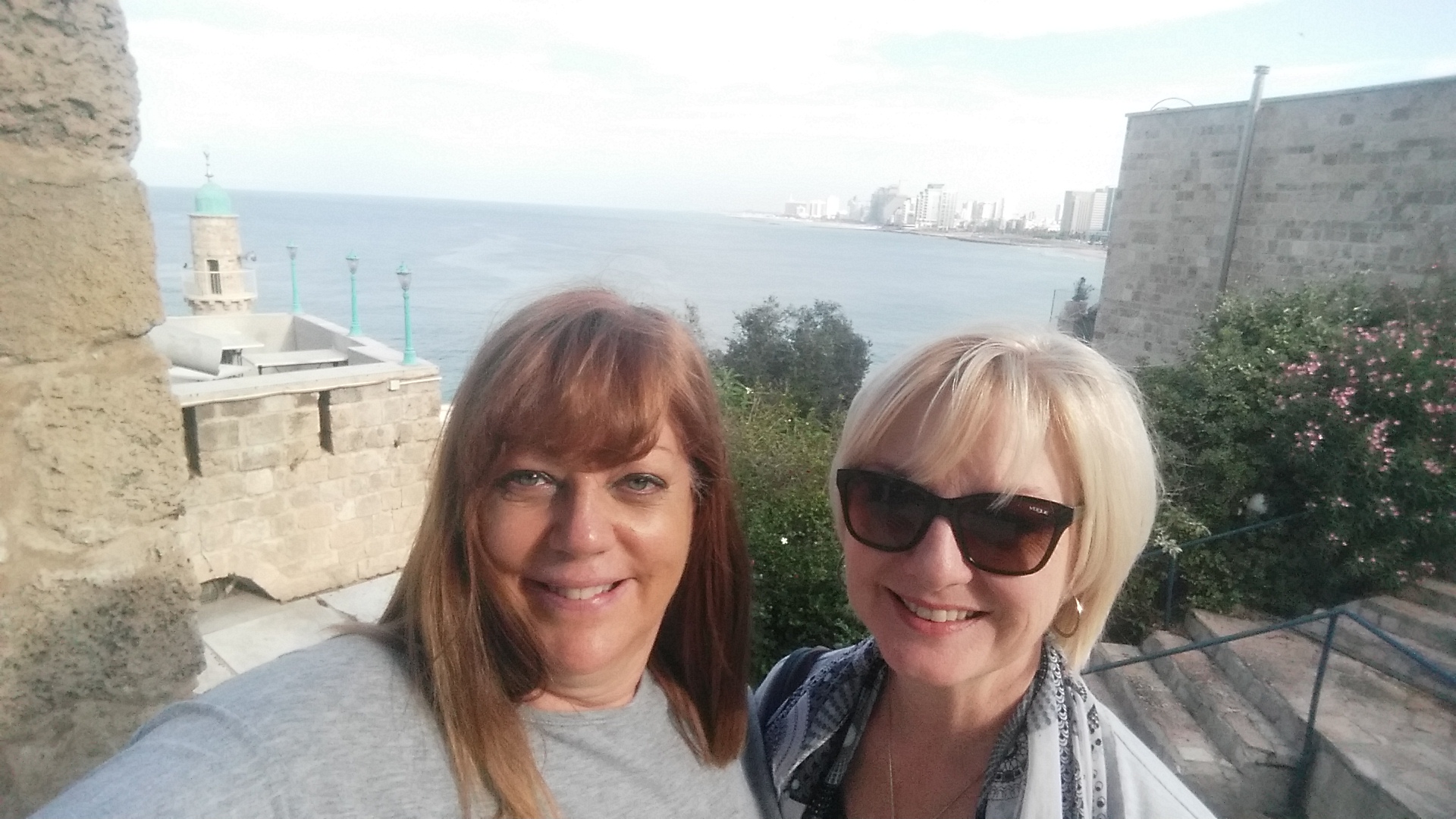 Lisa and Caron in Israel